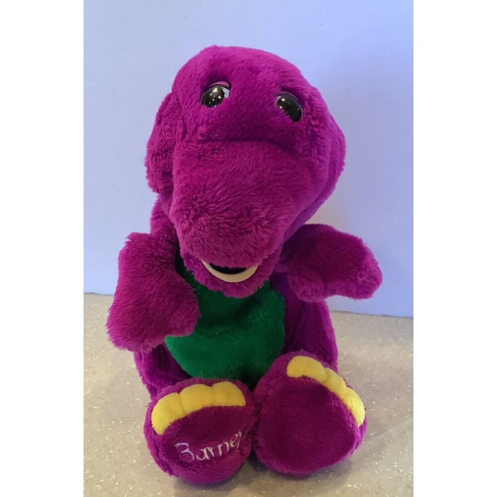 Vintage Lyons Group Barney Plush The Purple Dinosaur Stuffed Animal Soft Toy